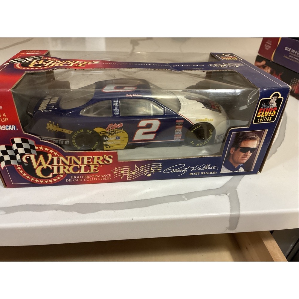 1998 Winners Circle  1:24‎ Diecast NASCAR Rusty Wallace #2 ELVIS PRESLEY Edition